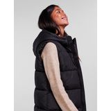 Gilet - Zwart - Polyester - Mouwloos met Capuchon