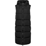 Gilet - Zwart - Polyester - Mouwloos met Capuchon