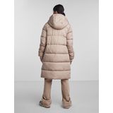 Puffer Jacket - Groen - Polyester - Met Capuchon en Lange Mouwen