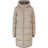 Puffer Jacket - Groen - Polyester - Met Capuchon en Lange Mouwen