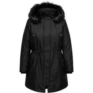 ONLY CARMAKOMA - Parka - Met Kap en Afneembare Rand van Synthetisch Bont - Winterjassen