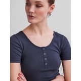 T-shirt - U-hals - Getailleerd - Stretchstof - Gemaakt van Biologisch Katoen