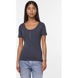 T-shirt - U-hals - Getailleerd - Stretchstof - Gemaakt van Biologisch Katoen