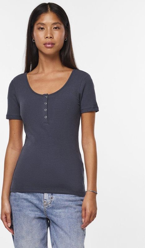 T-shirt - U-hals - Getailleerd - Stretchstof - Gemaakt van Biologisch Katoen