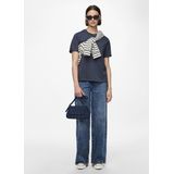 Pieces - Pcria Ss Fold Up Solid Tee Jrs Noos Bc - Dames - t-Shirts