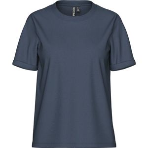 Pieces - Pcria Ss Fold Up Solid Tee Jrs Noos Bc - Dames - t-Shirts