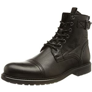 JACK & JONES Jfwshelby Leather Sn Boot voor heren, antraciet, 44 EU