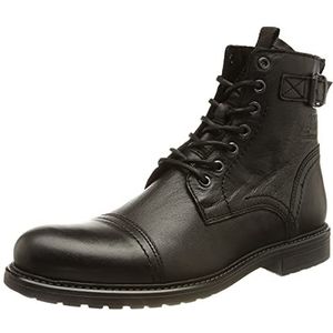 Jack & Jones Wshelby Sn Leather Boots Zwart EU 45 Man