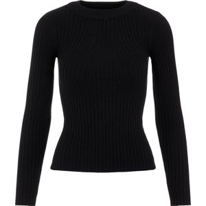 Gebreide Trui - Black - 50% Viscose 28%