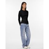 pieces Rundhalspullover PCCRISTA LS O-NECK KNIT NOOS BC