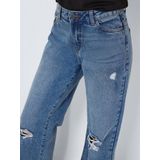 Noisy may NMAMANDA jeans voor dames met wijde pijpen, blauw (light blue denim)