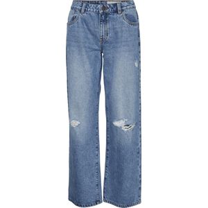 Noisy may NMAMANDA jeans voor dames met wijde pijpen, blauw (light blue denim)