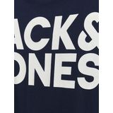 JACK & JONES PLUS SIZE T-shirt JJECORP Plus Size met Logo Navy Blazer