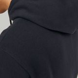 Heren - Hoodie - Zwart - Katoen/Polyester - Logo op Borst