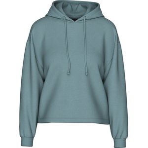 Pieces dames Hoodie - Loungewear Top - Jogging pak hoodie - Blauw