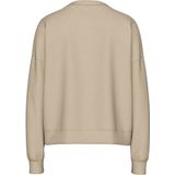 Pieces Dames Sweater - Beige - Loungewear Top - Dames trui zonder print