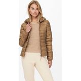 Damesjas - Lichte - Heuplengte - Regular Fit - Capuchon met Trekkoord