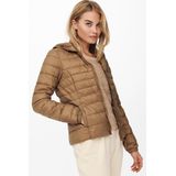 Damesjas - Lichte - Heuplengte - Regular Fit - Capuchon met Trekkoord