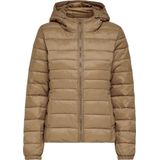 Damesjas - Lichte - Heuplengte - Regular Fit - Capuchon met Trekkoord