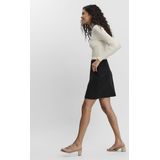 A-lijnrok - Zwart - Elastisch - Ritssluiting - Zijzakken