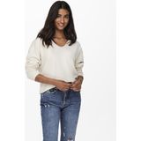 Hoodie - Birch Melange - Regular Fit - Lange Mouwen - V-hals