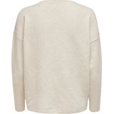 Hoodie - Birch Melange - Regular Fit - Lange Mouwen - V-hals