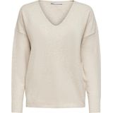 Hoodie - Birch Melange - Regular Fit - Lange Mouwen - V-hals