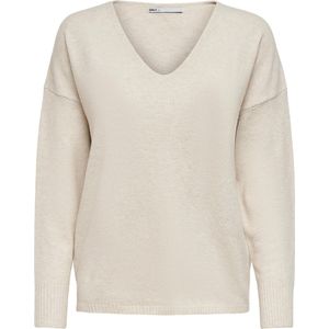 Hoodie - Birch Melange - Regular Fit - Lange Mouwen - V-hals