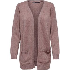 Only - ONLLESLY L/S OPEN CARDIGAN - Rose Brown - Vest