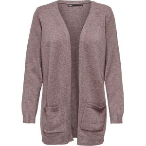 Only - ONLLESLY L/S OPEN CARDIGAN - Rose Brown - Vest