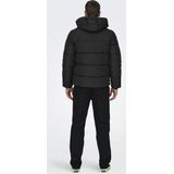 ONLY & SONS - Onsmelvin Life - Gewatteerde Jas - Zwart - Katoen