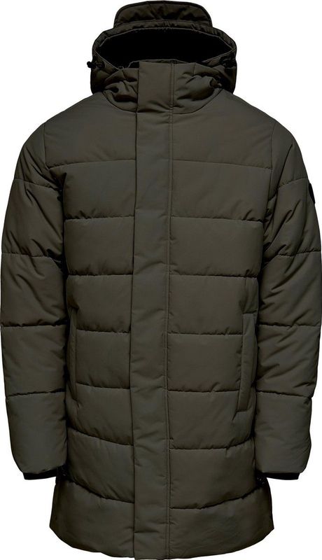 Onscarl - Puffer Jacket - Winterjas - Afneembare Capuchon - Gequilte Detail