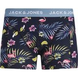 Jack & Jones - JACLEE - Boxershorts - Blauw/Zwart - 5-pack - Katoenmix