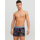 Jack & Jones - JACLEE - Boxershorts - Blauw/Zwart - 5-pack - Katoenmix