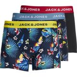 Jack & Jones - JACLEE - Boxershorts - Blauw/Zwart - 5-pack - Katoenmix