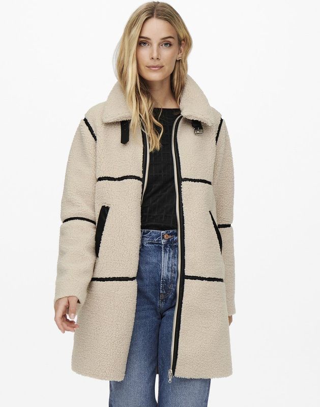 JDY Teddy Winterjas JDYFROSTY - Beige