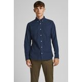 Jack & Jones - Blubrook - Overhemd - Blauw - Biologisch Katoen