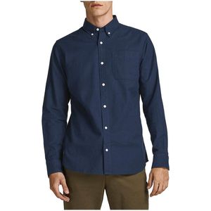 Jack & Jones - Blubrook - Overhemd - Blauw - Biologisch Katoen