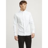 Jack & Jones Overhemd JPRBLUBrook - Effen Katoen - Lange Mouwen