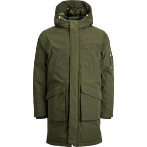 JACK&JONES JORTERRAZZO PARKA JACKET - Heren Jas - Groen - Polyester
