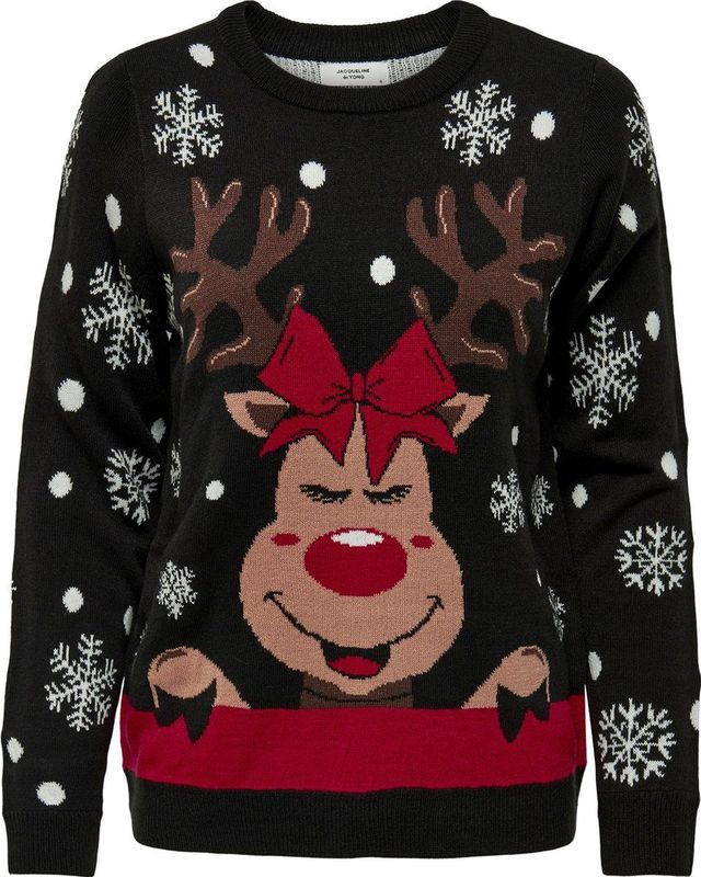 JDY - Gebreide Pullover - O-hals - Lange Mouwen - Knit Fit