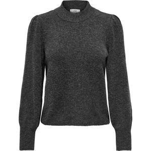 Jacqueline de Yong Trui Jdyrue Life Pullover Knt Noos 15216638 Dark Grey Melange Dames