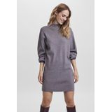 Vero Moda - VMNANCY LS FUNNELNECK DRESS GA NOOS - Gebreide Jurk - Medium Grey Melange