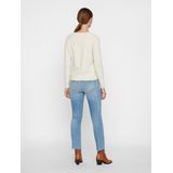 VERO MODA - Vmdoffy Ls O-Neck Blouse - Melange - Dames