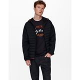 ONLY & SONS - ONSANDREW SOFTSHELL JACKET - Heren Jas - Zwart - Gequilte Stof