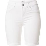 Onlrain - Bodycon Fit Denim Shorts - Blauw - Knoopsluiting - Omvouwbare Zomen