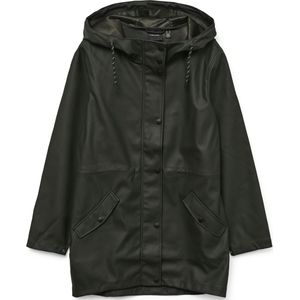 VERO MODA Vmmalou Coated Noos Tall Damesjas, zwart.