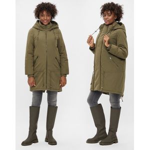 Jas - Dames Zwangerschapsjas - Met Afneembare Kap - Winddicht