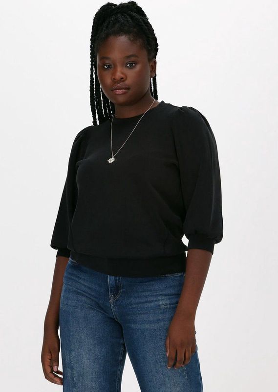 Selected Femme Tenny Sweat Top Tops & T shirts Zwart