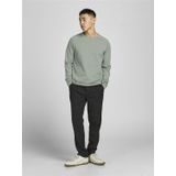 JACK & JONES - Hill Knit Crew Neck - Pullover - Grijs - Katoen